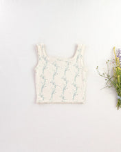 画像をギャラリービューアに読み込む, 【ラスト1点】pima crop tank . linen trellis