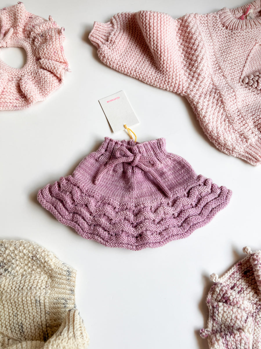 FLUFFWEAR〛Celeste skirt / LILAC PINK – Melty Colors