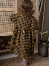 画像をギャラリービューアに読み込む, 【ラスト1点】Blueberry Gingham Gather Dress