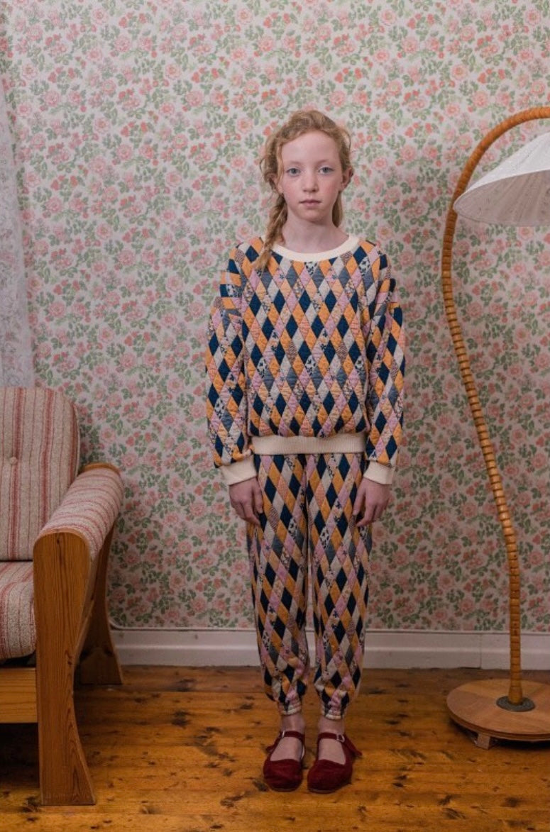 FISH & KIDS〛 FLOWERS PATCHWORK SWEATER – Melty Colors