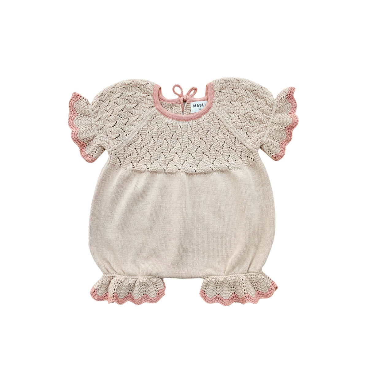 ロンパース・カバーオール MABLI AWENA ROMPER 2y OATMILK MABLI AWENA ROMPER 2y OATMILK