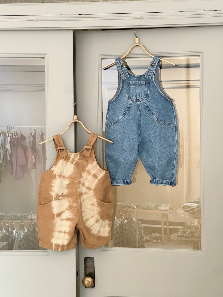 新品未使用　The Simple Folk　デニム　ダンガリー　18-24m the simple folk / THE OVERSIZED DENIM DUNGAREE | LITTLE LOULOU
