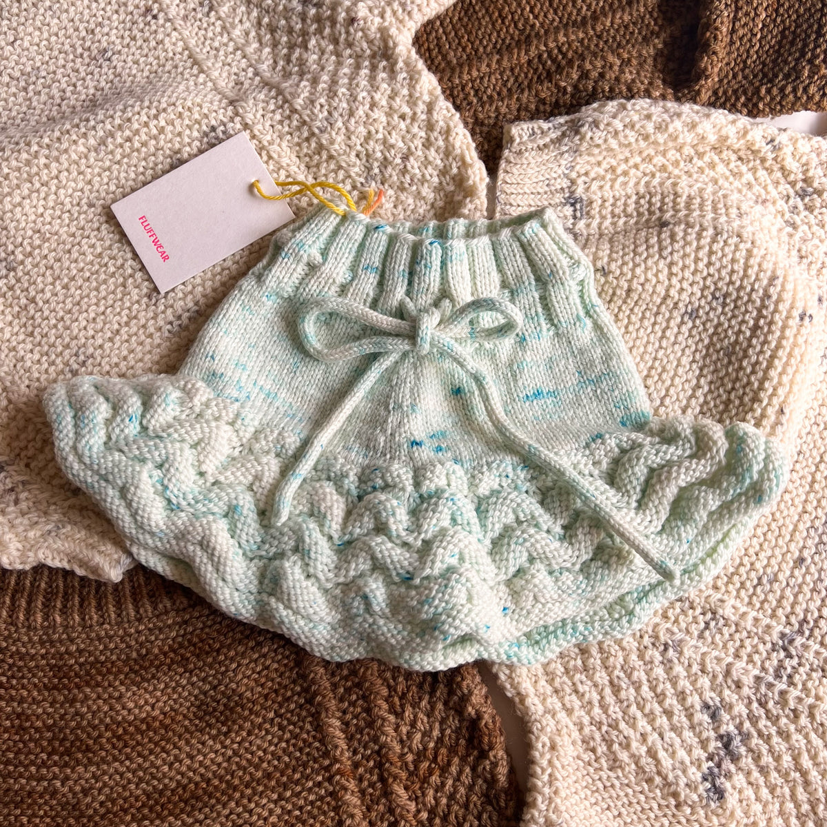 美品 FLUFFWEAR Celeste skirt FLUFFWEAR〛Celeste skirt / Turquoise confetti – Melty Colors