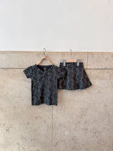 画像をギャラリービューアに読み込む, pima ruched tee . verdant trellis