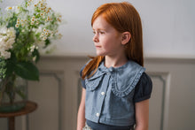 画像をギャラリービューアに読み込む, Frannie Waistcoat Blouse - Blue check