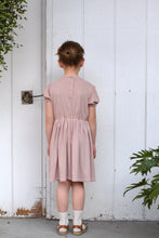 画像をギャラリービューアに読み込む, vintage puff dress. rose quartz pointelle