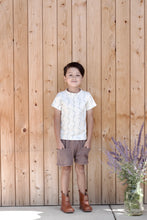 画像をギャラリービューアに読み込む, pima henley top . linen trellis