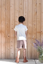 画像をギャラリービューアに読み込む, pima henley top . linen trellis