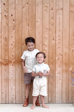 画像をギャラリービューアに読み込む, pima henley top . linen trellis
