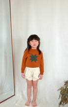 画像をギャラリービューアに読み込む, pima patchwork sweatshirt. acorn