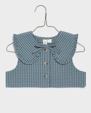画像をギャラリービューアに読み込む, Frannie Waistcoat Blouse - Blue check