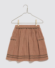 画像をギャラリービューアに読み込む, 【ラスト1点】Margot Skirt Tiny Check in Tea Rose