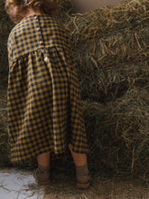 画像をギャラリービューアに読み込む, 【ラスト1点】Blueberry Gingham Gather Dress