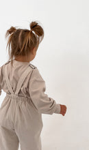 画像をギャラリービューアに読み込む, Woven Cotton Soll Overalls - Beige