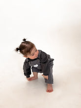 画像をギャラリービューアに読み込む, 【ラスト1点】Woven Cotton Soll Overalls - Charcoal