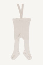 画像をギャラリービューアに読み込む, Tights with braces /creamy