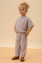 画像をギャラリービューアに読み込む, SHIRT THELME/ VIOLET STRIPES