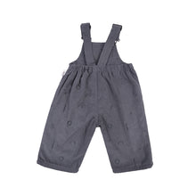 画像をギャラリービューアに読み込む, 【ラスト1点】Woven Cotton Soll Overalls - Charcoal