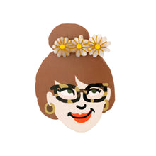 画像をギャラリービューアに読み込む, Daisies Hair Clip