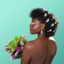 画像をギャラリービューアに読み込む, Pansies Hair Clip