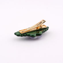 画像をギャラリービューアに読み込む, Pansies Hair Clip