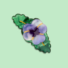 画像をギャラリービューアに読み込む, Pansies Hair Clip