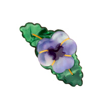 画像をギャラリービューアに読み込む, Pansies Hair Clip