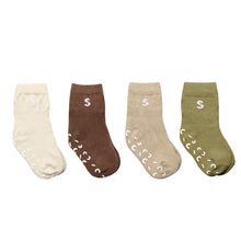 画像をギャラリービューアに読み込む, 4-packs classic socks - EARTH