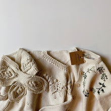 画像をギャラリービューアに読み込む, Eden Cardigan - Natural/ Green