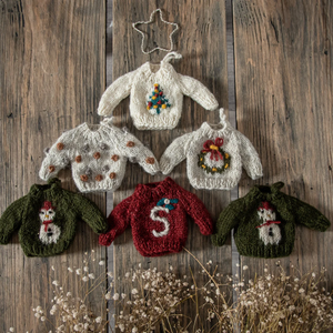【ラスト1点】Sweater ornament Snowman