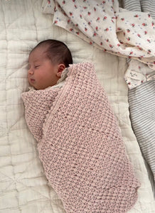cozy waffle blanket | baby size - milk