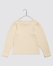 画像をギャラリービューアに読み込む, Organic Pointelle T-shirt Buttermilk