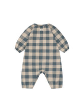 画像をギャラリービューアに読み込む, Fog Blue Gingham Onesie