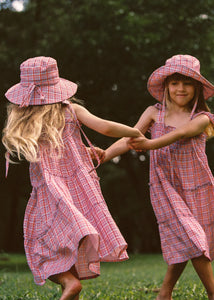 JNR Picnic Check Sunhat