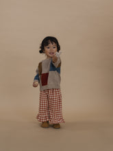 画像をギャラリービューアに読み込む, Block Patchwork Wool Jumper