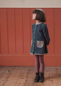 【ラスト1点】Jules Dress Velvet in Juniper