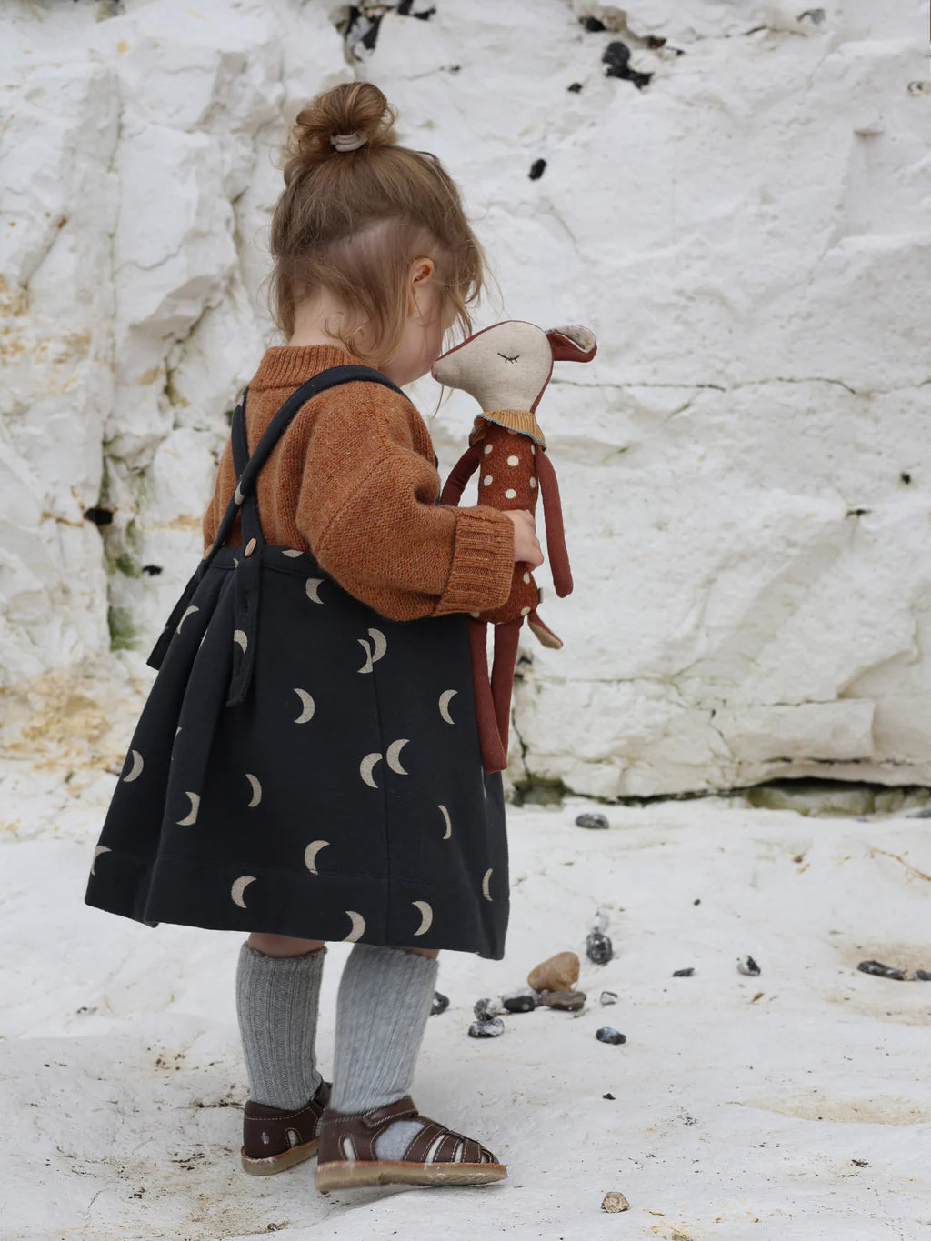 ♡ organic zoo オーガニックズー Midnight柄 スカート ♡ organic zoo】Charcoal Midnight Tribe Skirt – Melty Colors