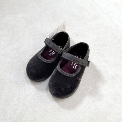 Cienta  | Velour single strap shoes (size 20〜22) | GRIS