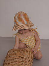 画像をギャラリービューアに読み込む, Honeycomb Gingham Spaghetti Bodysuit
