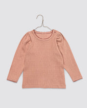 画像をギャラリービューアに読み込む, 〚Coming soon〛Pointelle Long Sleeve T-shirt Nougat