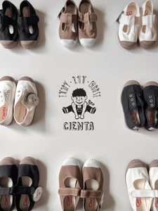 【ラスト1点】Cienta  | single strap shoes  | NEGRO