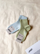 画像をギャラリービューアに読み込む, La Mini - Ribbed Ankle Socks - Verveine
