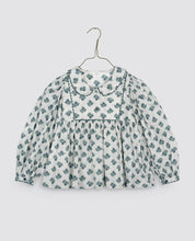 画像をギャラリービューアに読み込む, 【ラスト1点】Esther Blouse - Hollyhock Floral in Teal