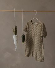 画像をギャラリービューアに読み込む, Dusky Checkerboard Terry Beach Romper