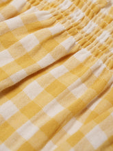 画像をギャラリービューアに読み込む, Honeycomb Gingham Spaghetti Bodysuit
