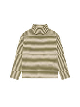 画像をギャラリービューアに読み込む, Fern Stripes Turtle Neck T-Shirt
