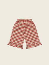 画像をギャラリービューアに読み込む, Paprika Gingham Frill Culottes