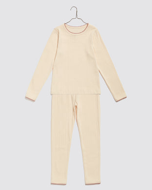 Pointelle Pyjamas Buttermilk