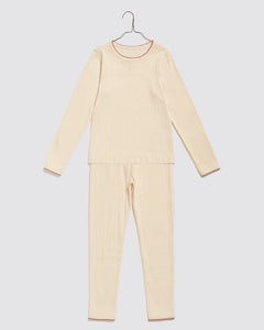 Pointelle Pyjamas Buttermilk