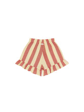 画像をギャラリービューアに読み込む, Tomato Stripes Frill Shorts